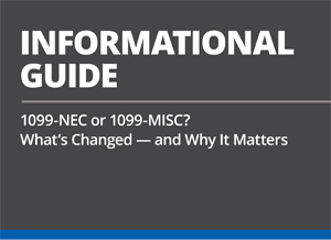 1099-NEC Informational Guide